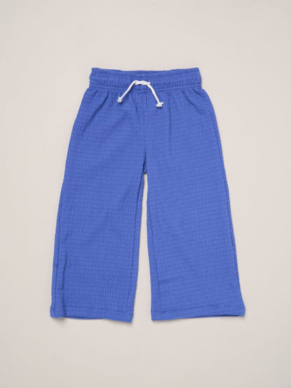 Miss Blue Lisbon Printed Ringer Tee And Wide-Leg Set image 4