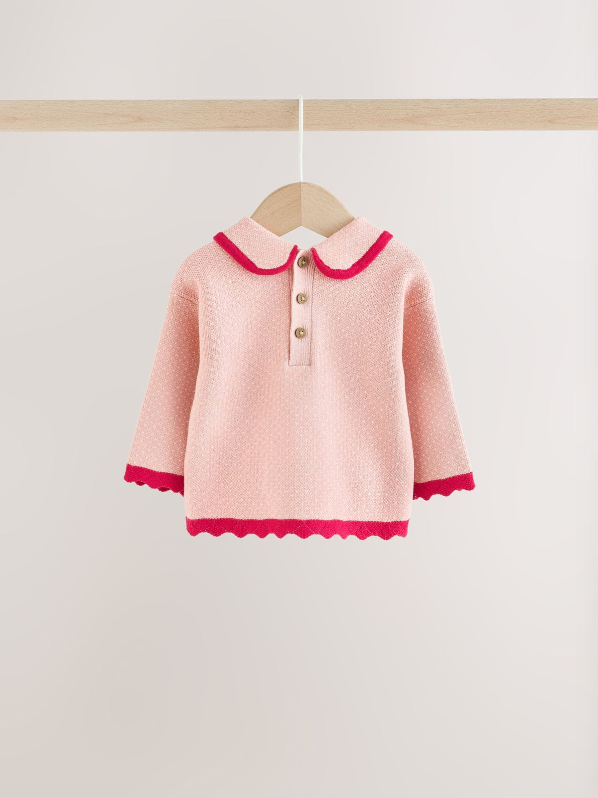 Pink Santa Knitted Baby Jumper and Leggings Set (0mths-2yrs) - image 8