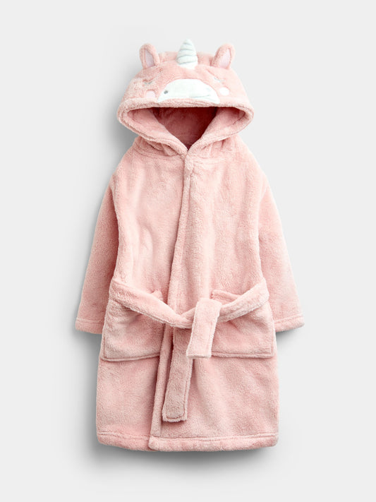 JoJo Maman Bébé Pink Unicorn Dressing Gown - image 1