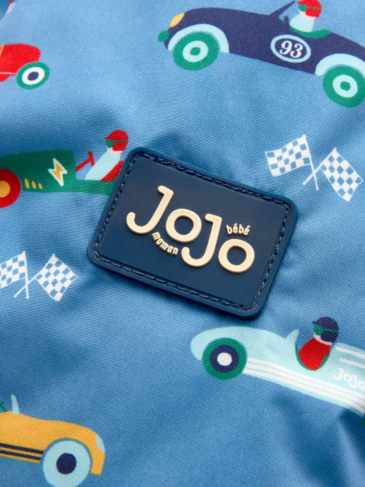 JoJo Maman Bébé Blue Racecar Reversible Cosy Lined Jacket - image 8