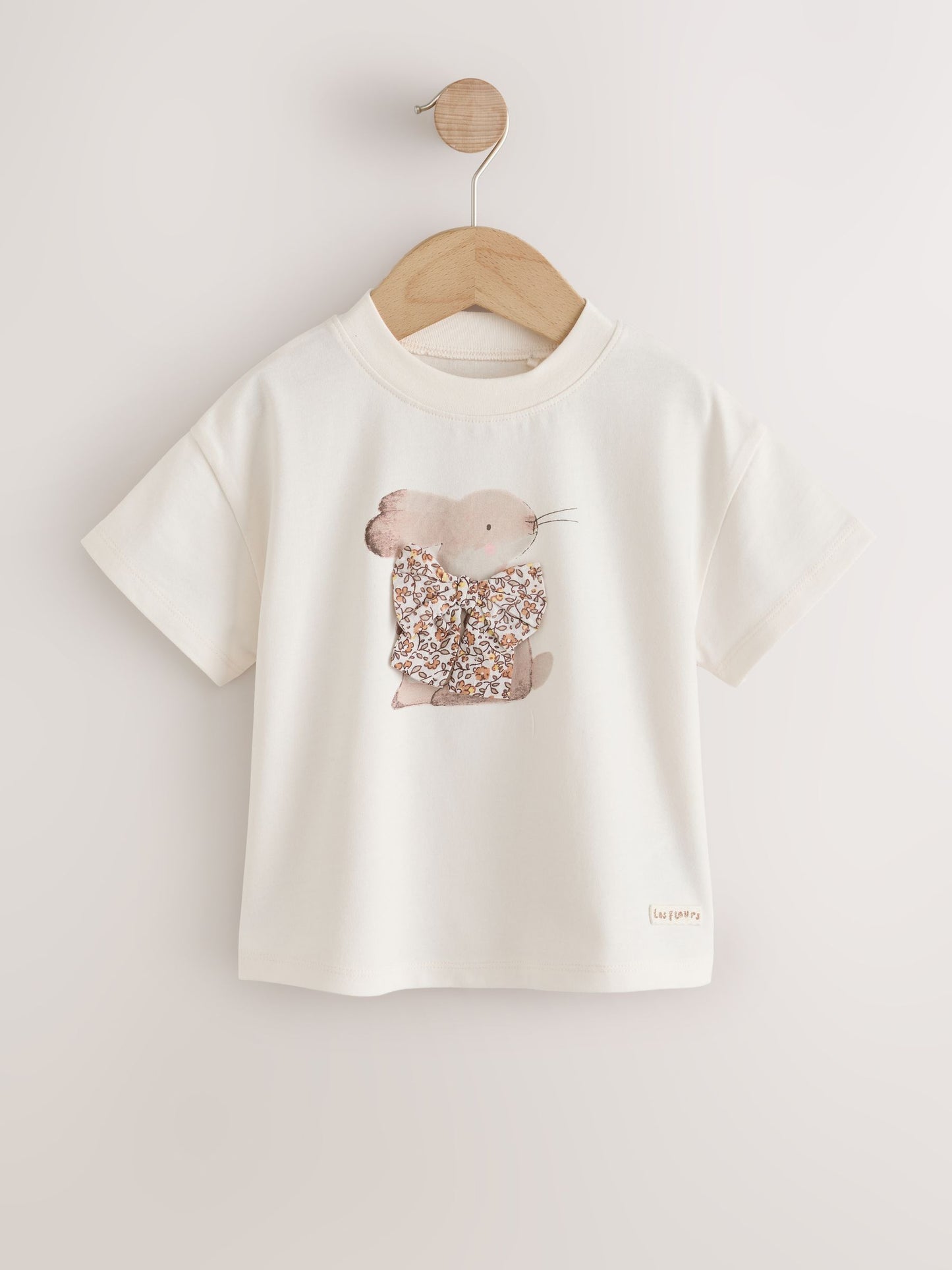 Dsiney Kidz - Ecru White Bunny Short Sleeve T-Shirt (3mths-7yrs) image 5