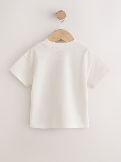 Dsiney Kidz - Ecru White Bunny Short Sleeve T-Shirt (3mths-7yrs) image 6