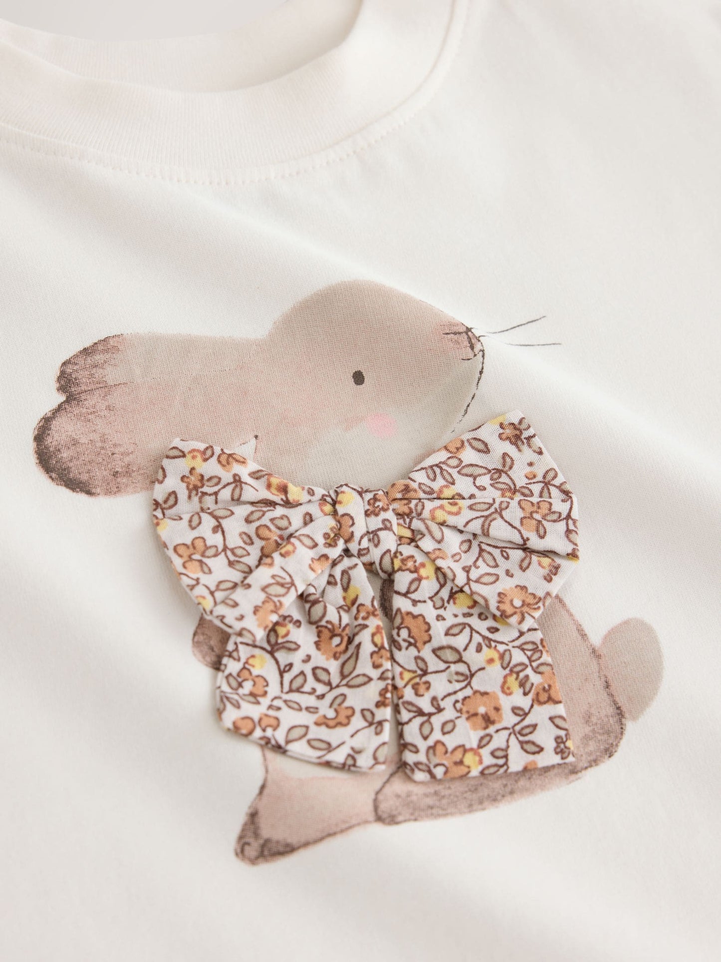 Dsiney Kidz - Ecru White Bunny Short Sleeve T-Shirt (3mths-7yrs) image 7