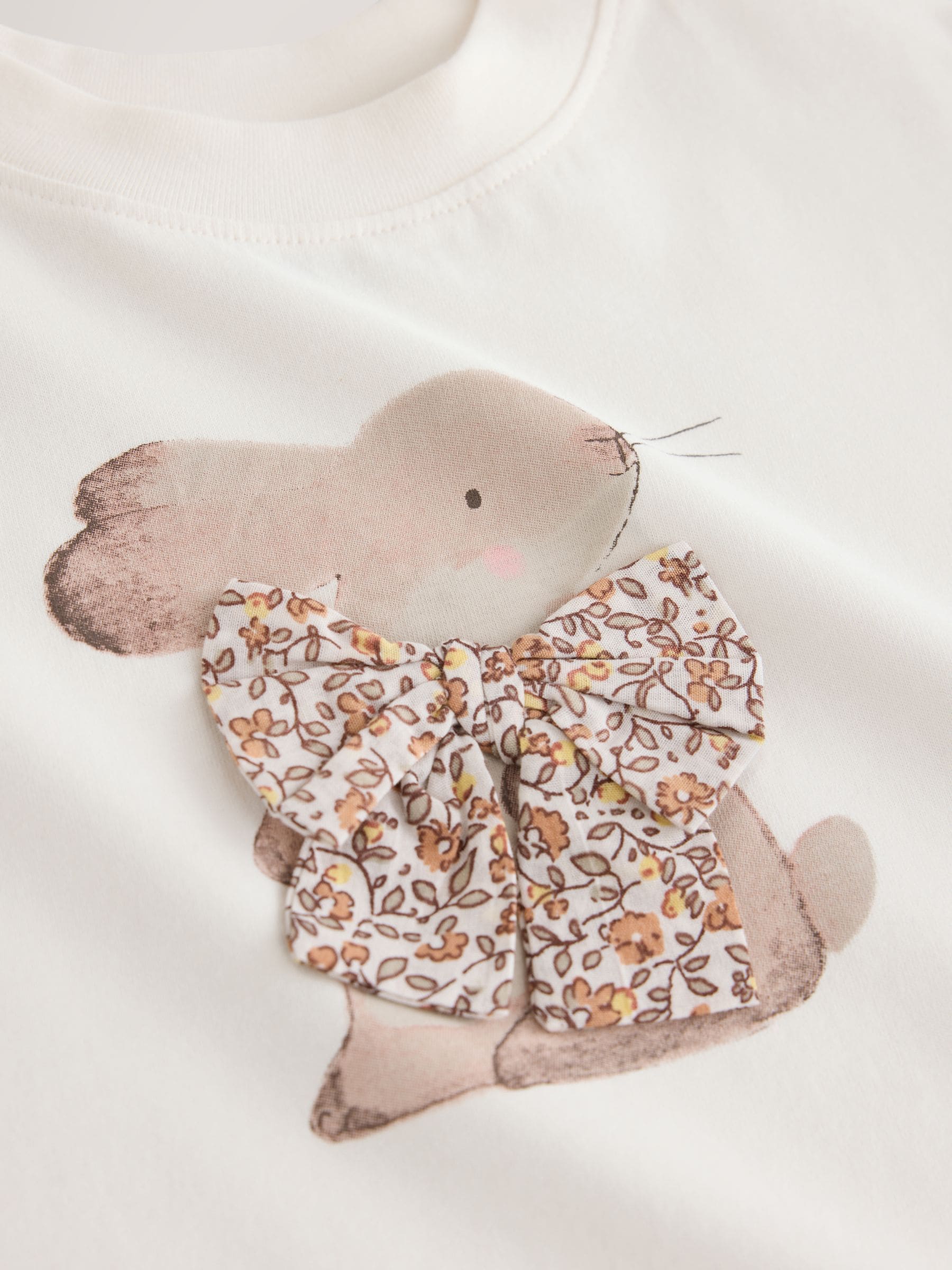 Dsiney Kidz - Ecru White Bunny Short Sleeve T-Shirt (3mths-7yrs) image 7