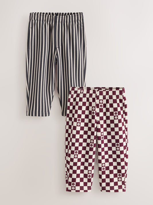 Multi Wide Printed Joggers Pack (3mths-7yrs) - image 1