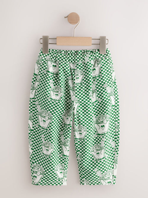 Dsiney Kidz - Green Noodle Barrel Pull On Trousers (3mths-7yrs) image 1