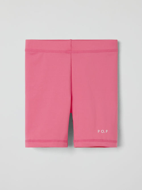 Polarn O. Pyret Pink UPF 50 Plain Swim Shorts image 1