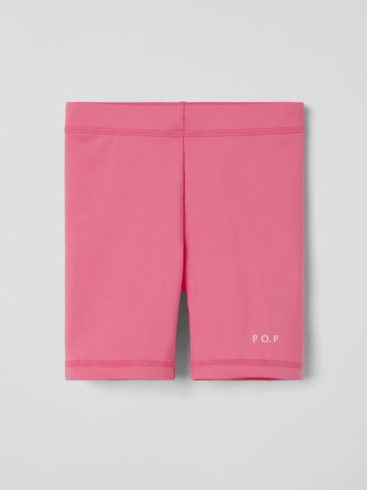 Polarn O. Pyret Pink UPF 50 Plain Swim Shorts image 1
