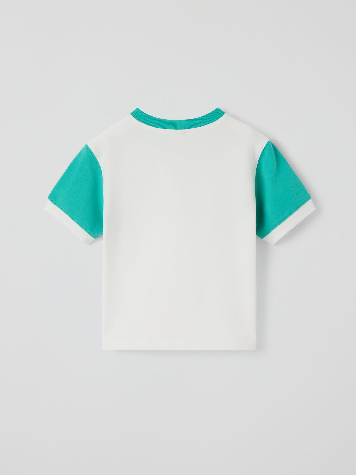 Polarn O. Pyret White Varsity Style T-Shirt image 3