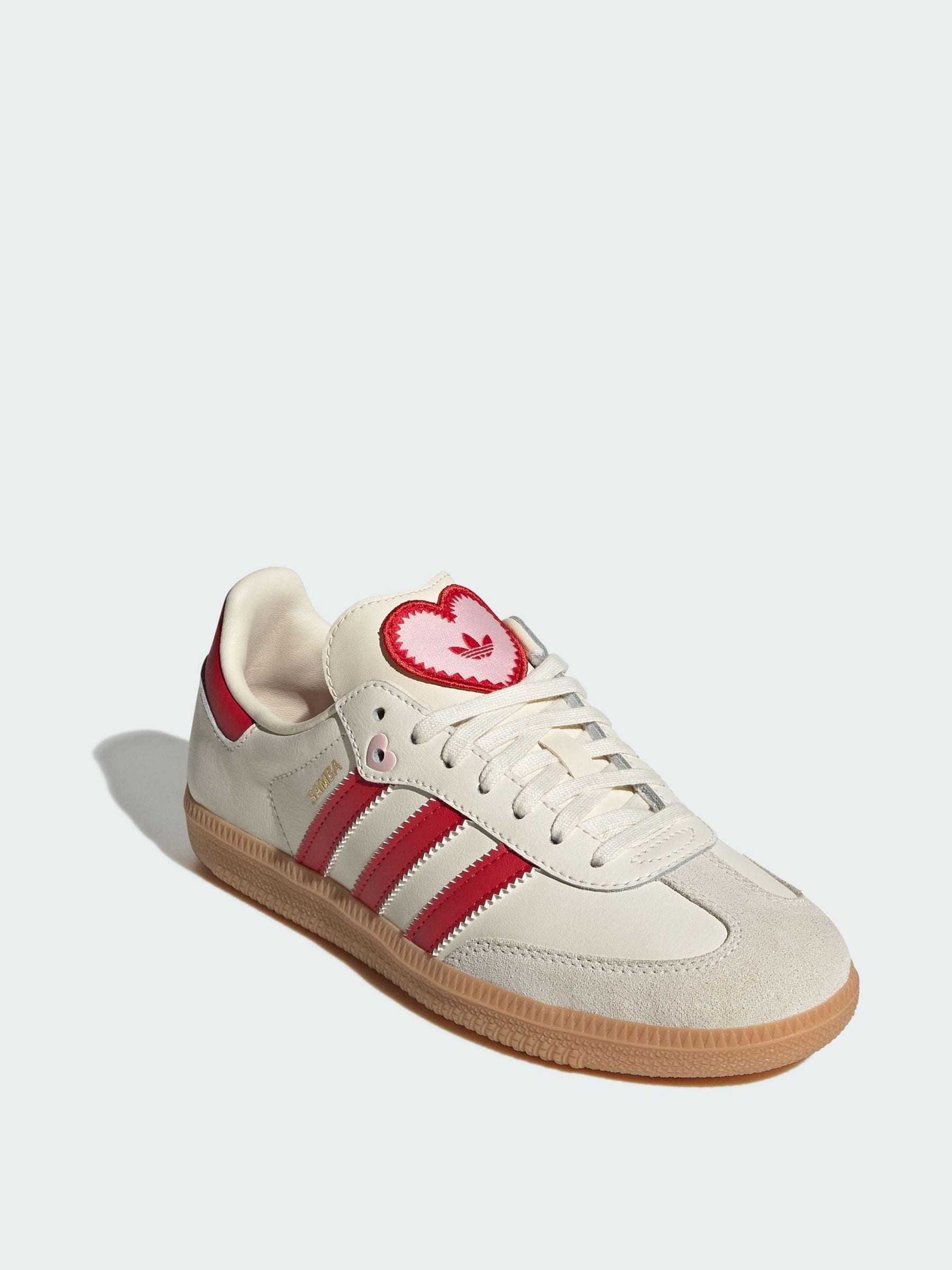adidas Originals White Samba Shoes image 1