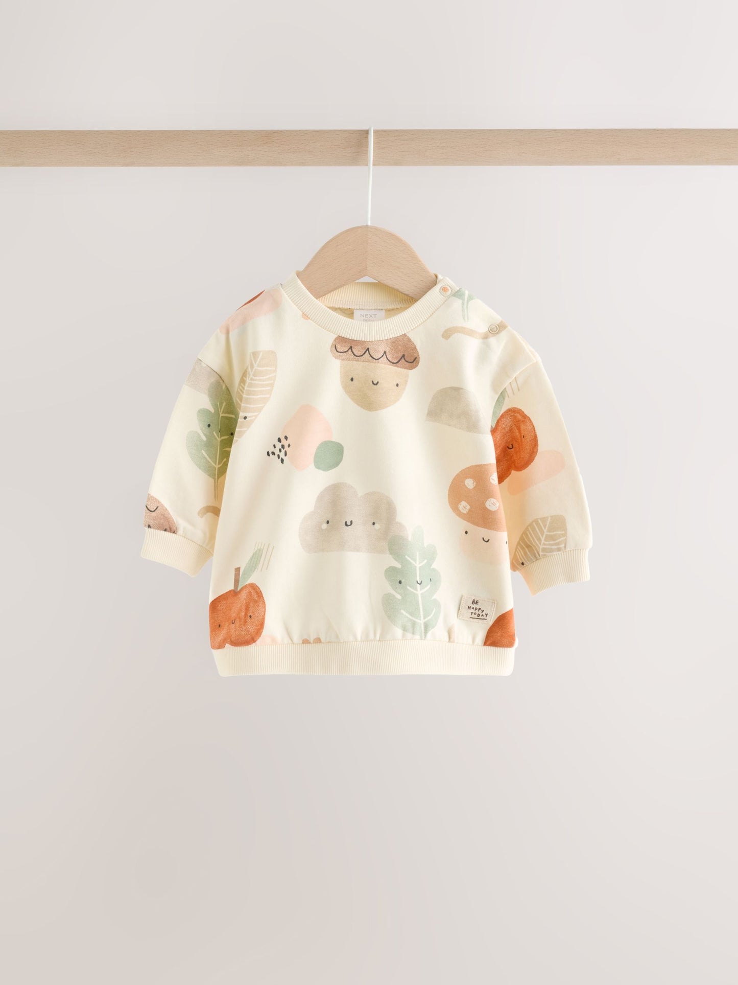 Dsiney Kidz - Neutral Autumn Print Sweatshirt and Leggings Baby Set (0mths-2yrs) (0mths-2yrs) image 6