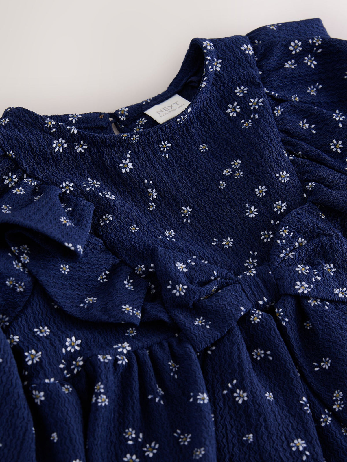 Dsiney Kidz - Navy Long Sleeve Tiered Dress (3mths-7yrs) image 4