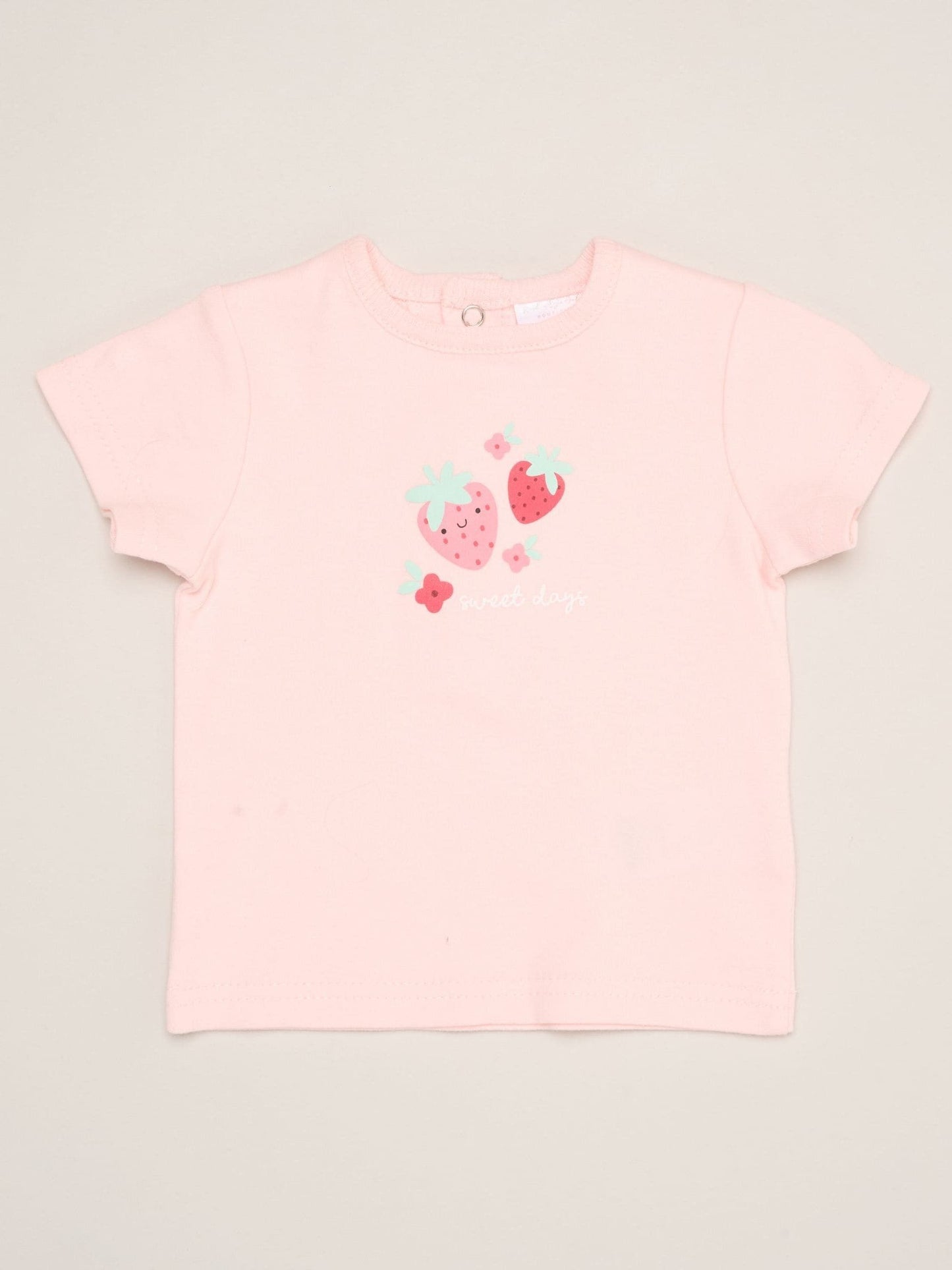 Rock-A-Bye Baby Boutique Dark Pink Dinosaur Print T-Shirt, Shorts And Plush Toy Set Outfit Set image 3