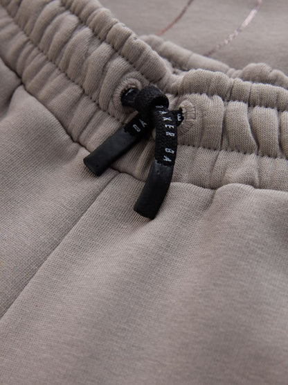 Dsiney Kidz - Baker by Ted Baker Charcoal Grey Oversized Graphic Sweatshirt and Joggers Set image 11