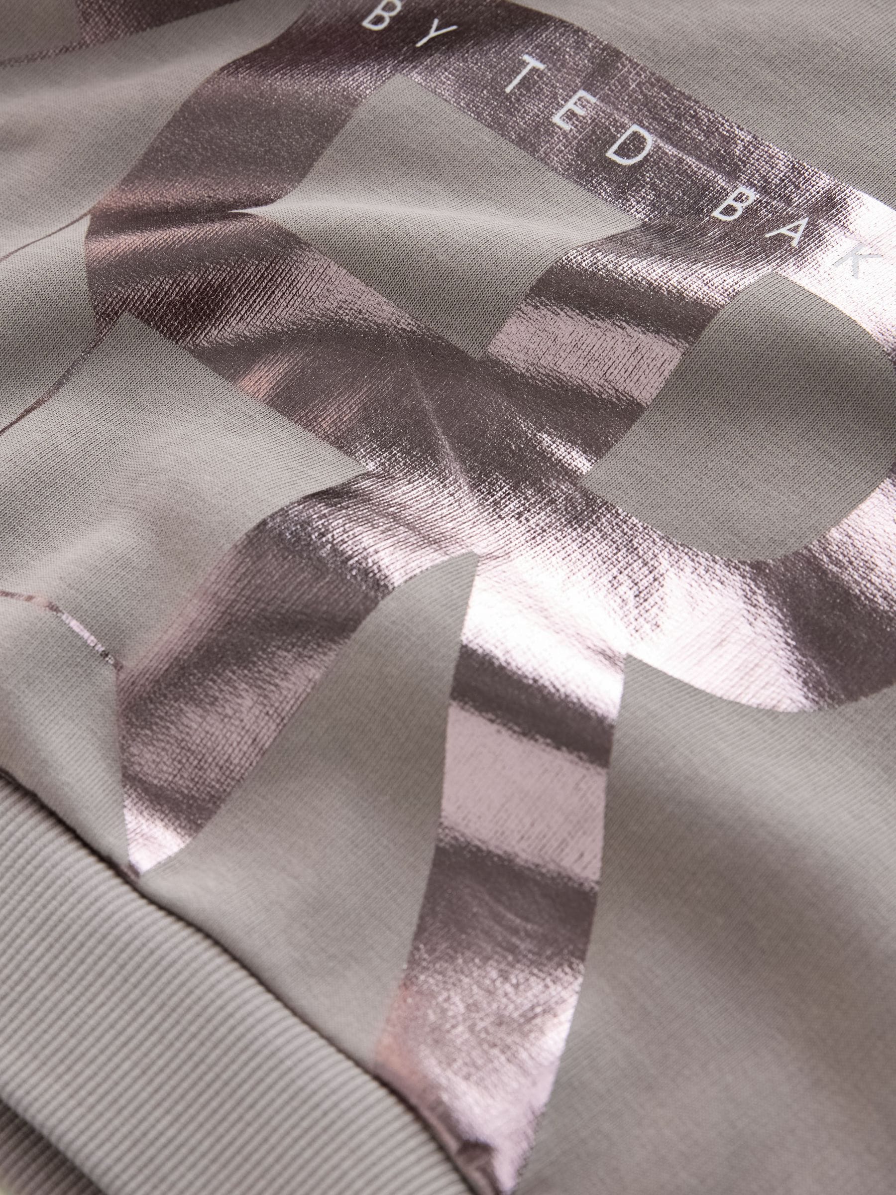 Dsiney Kidz - Baker by Ted Baker Charcoal Grey Oversized Graphic Sweatshirt and Joggers Set image 13