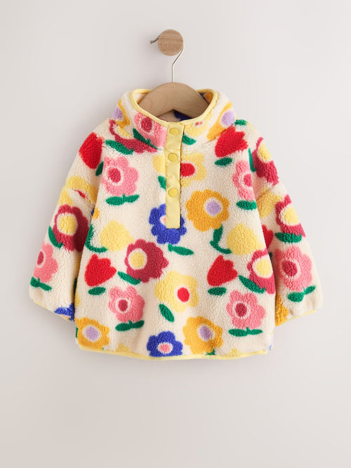 Dsiney Kidz - Yellow Flower Half Zip Fleece (3mths-7yrs) image 1