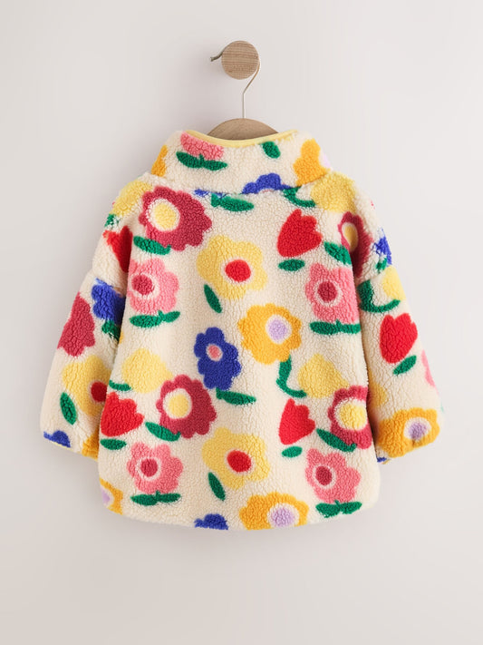 Dsiney Kidz - Yellow Flower Half Zip Fleece (3mths-7yrs) image 2