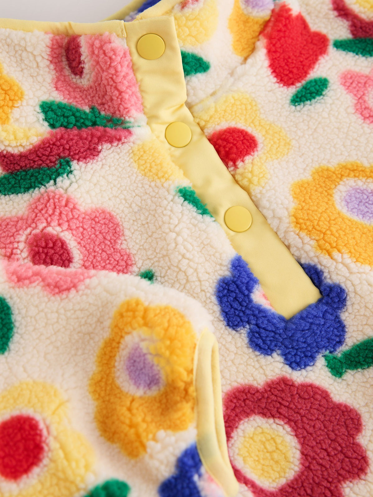 Dsiney Kidz - Yellow Flower Half Zip Fleece (3mths-7yrs) image 4