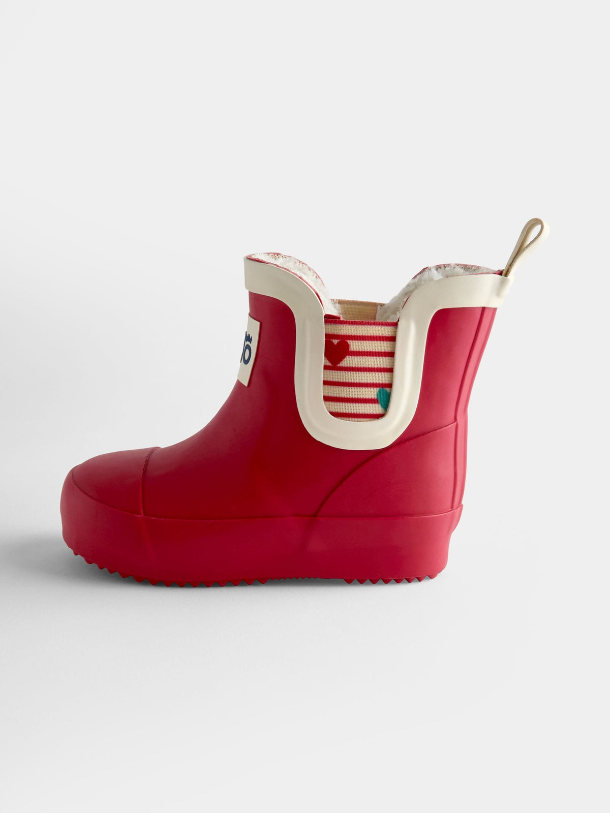 JoJo Maman Bébé Red Heart Cosy Lined Ankle Wellies - image 3
