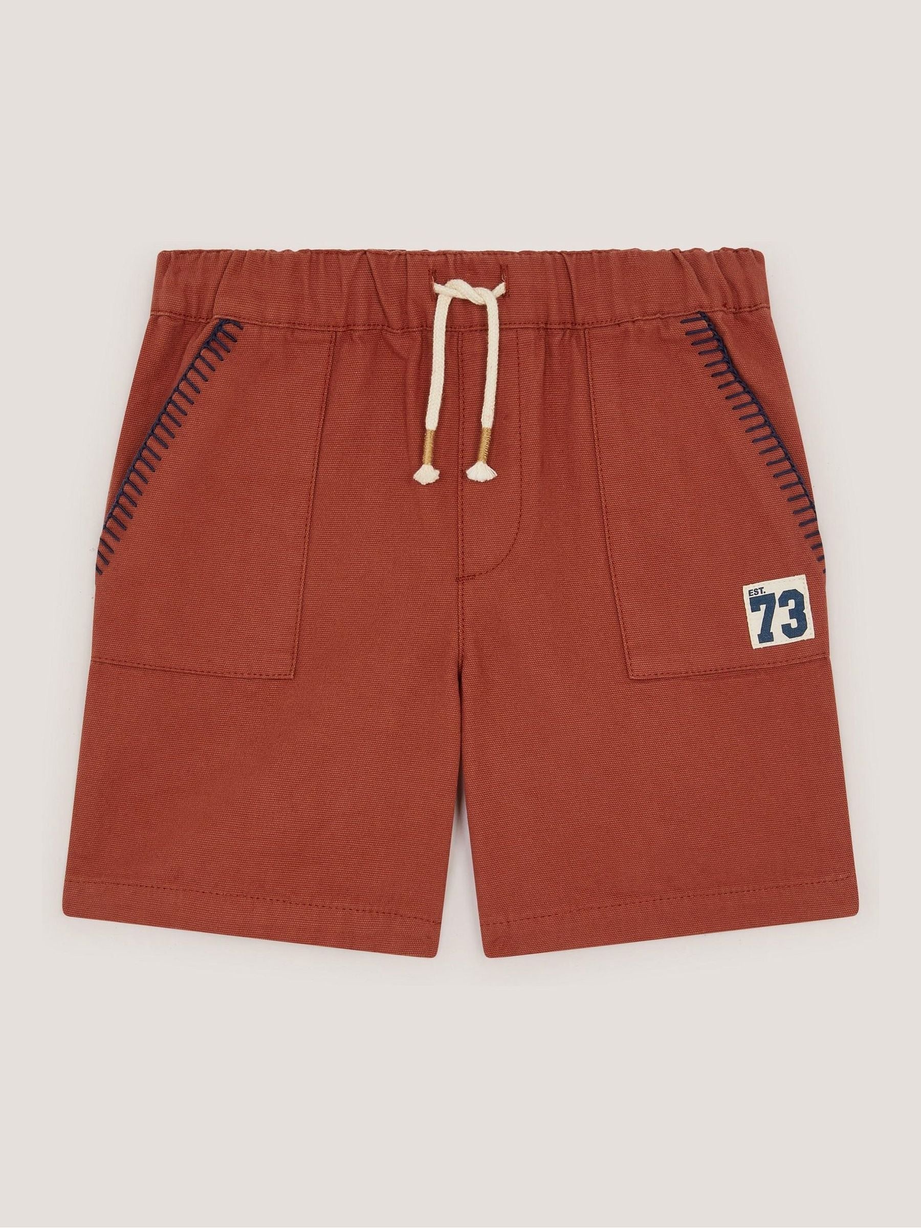 Dsiney Kidz - Monsoon Red Whipstitch Drawstring Shorts image 3
