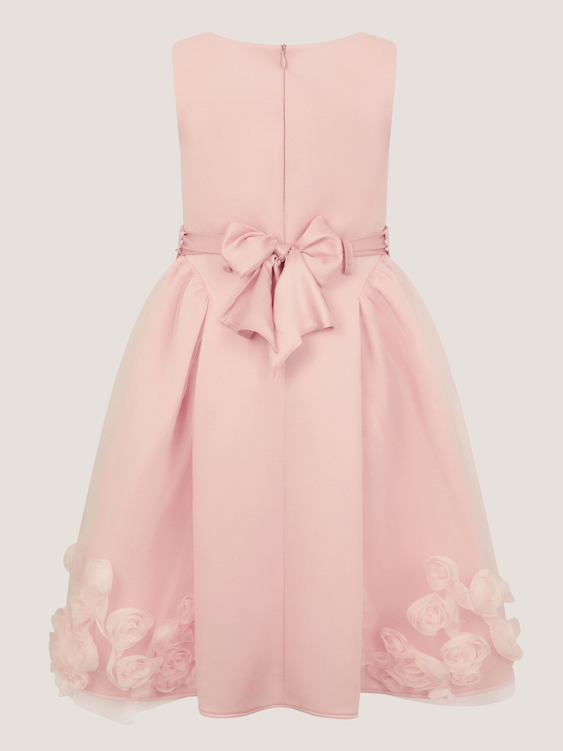 Monsoon Pink Eloise Appliqué Rose Dress image 3
