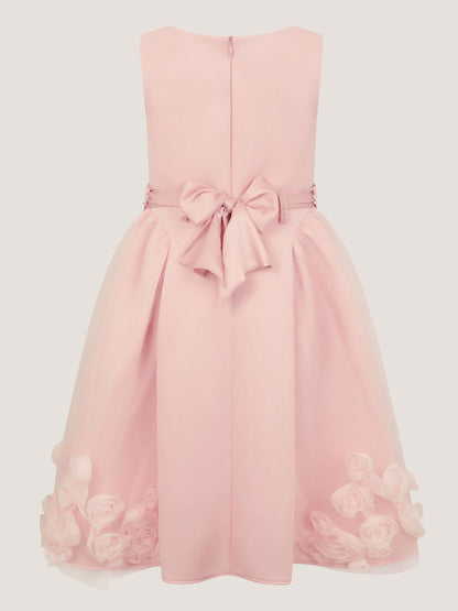 Monsoon Pink Eloise Appliqué Rose Dress image 3