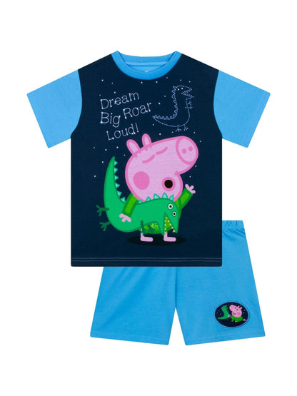 Dsiney Kidz - Character Blue George Pig Short Sleeve Pyjamas image 1