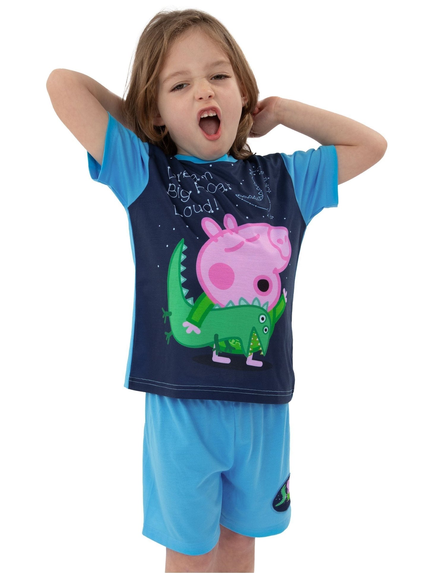 Dsiney Kidz - Character Blue George Pig Short Sleeve Pyjamas image 7
