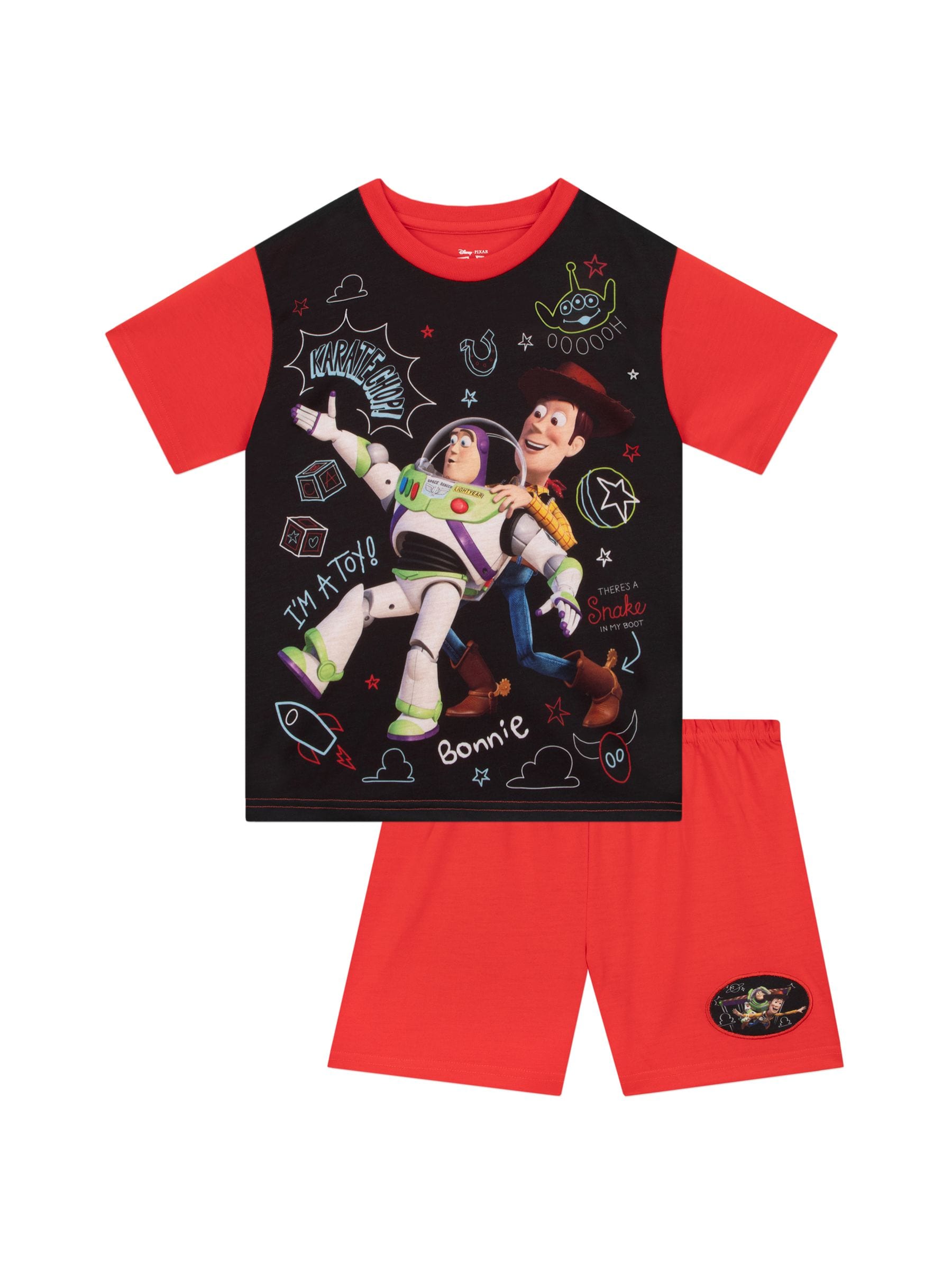 Dsiney Kidz - Character Red Disney Toy Story Buzz And Woody Pyjamas image 1