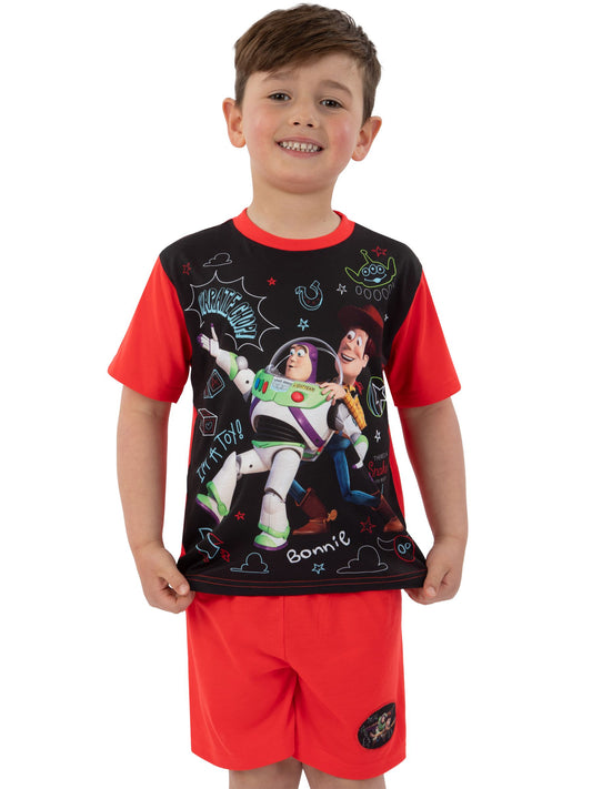 Dsiney Kidz - Character Red Disney Toy Story Buzz And Woody Pyjamas image 2