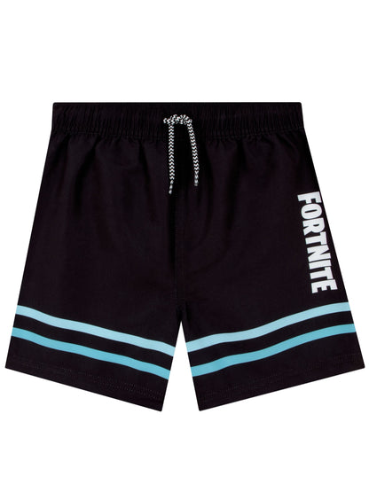 Character Blue Fortnite Long Sleeve Rash Guard And Swim Shorts Set image 3