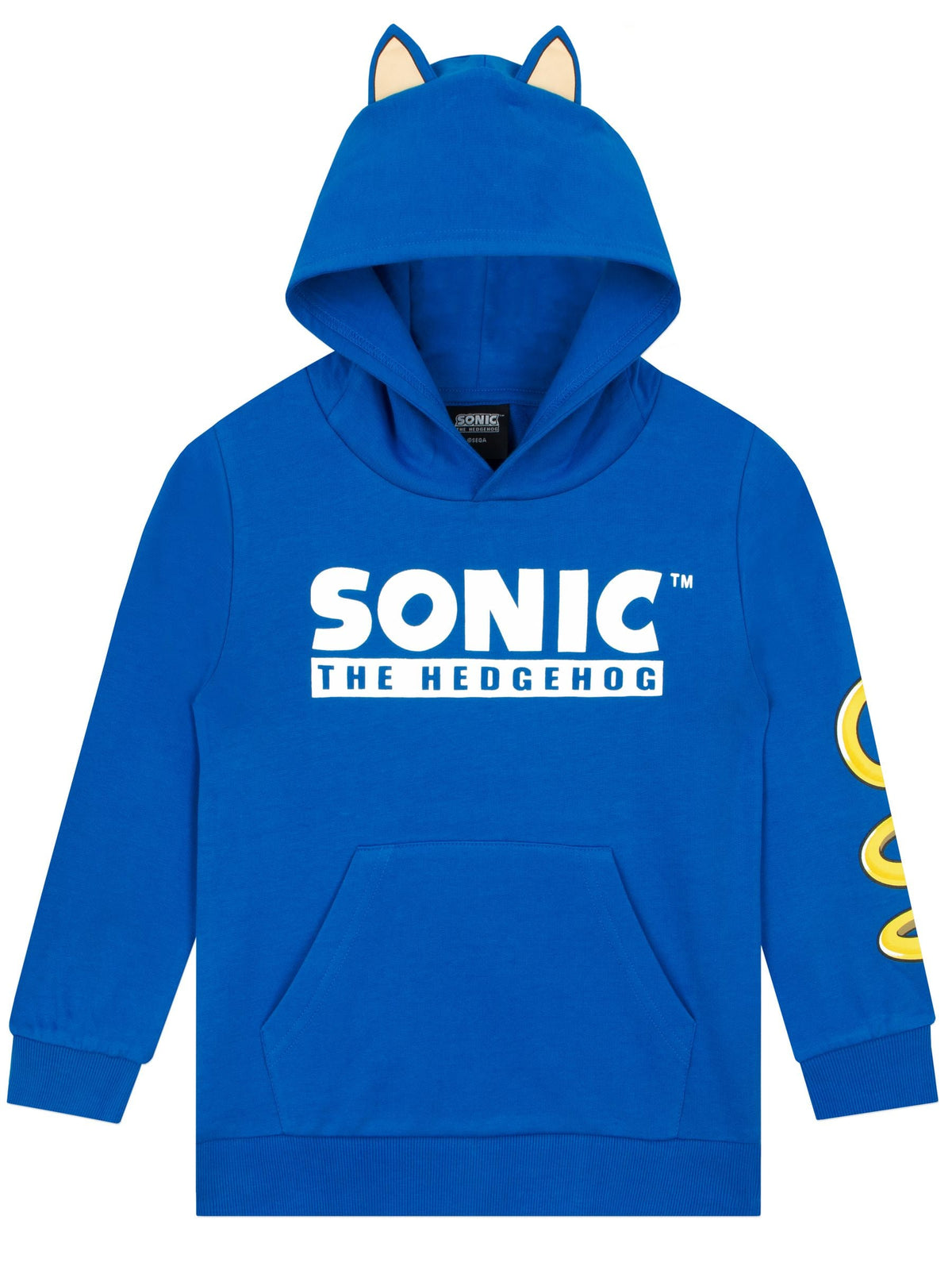 Dsiney Kidz - Character Blue Sonic The Hedgehog Hoodie With 3D Features image 1