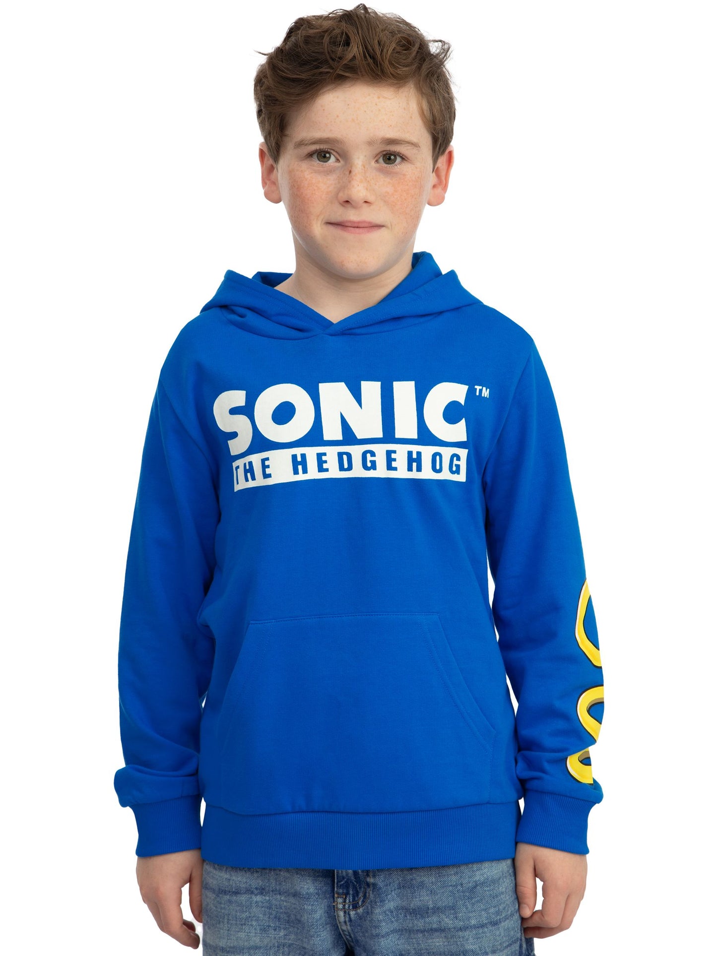 Dsiney Kidz - Character Blue Sonic The Hedgehog Hoodie With 3D Features image 7