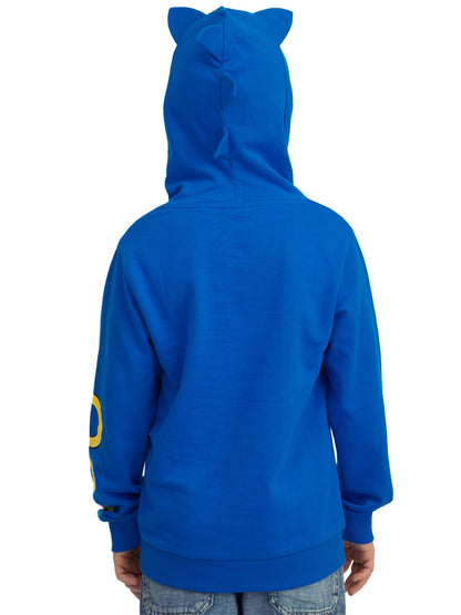 Dsiney Kidz - Character Blue Sonic The Hedgehog Hoodie With 3D Features image 8