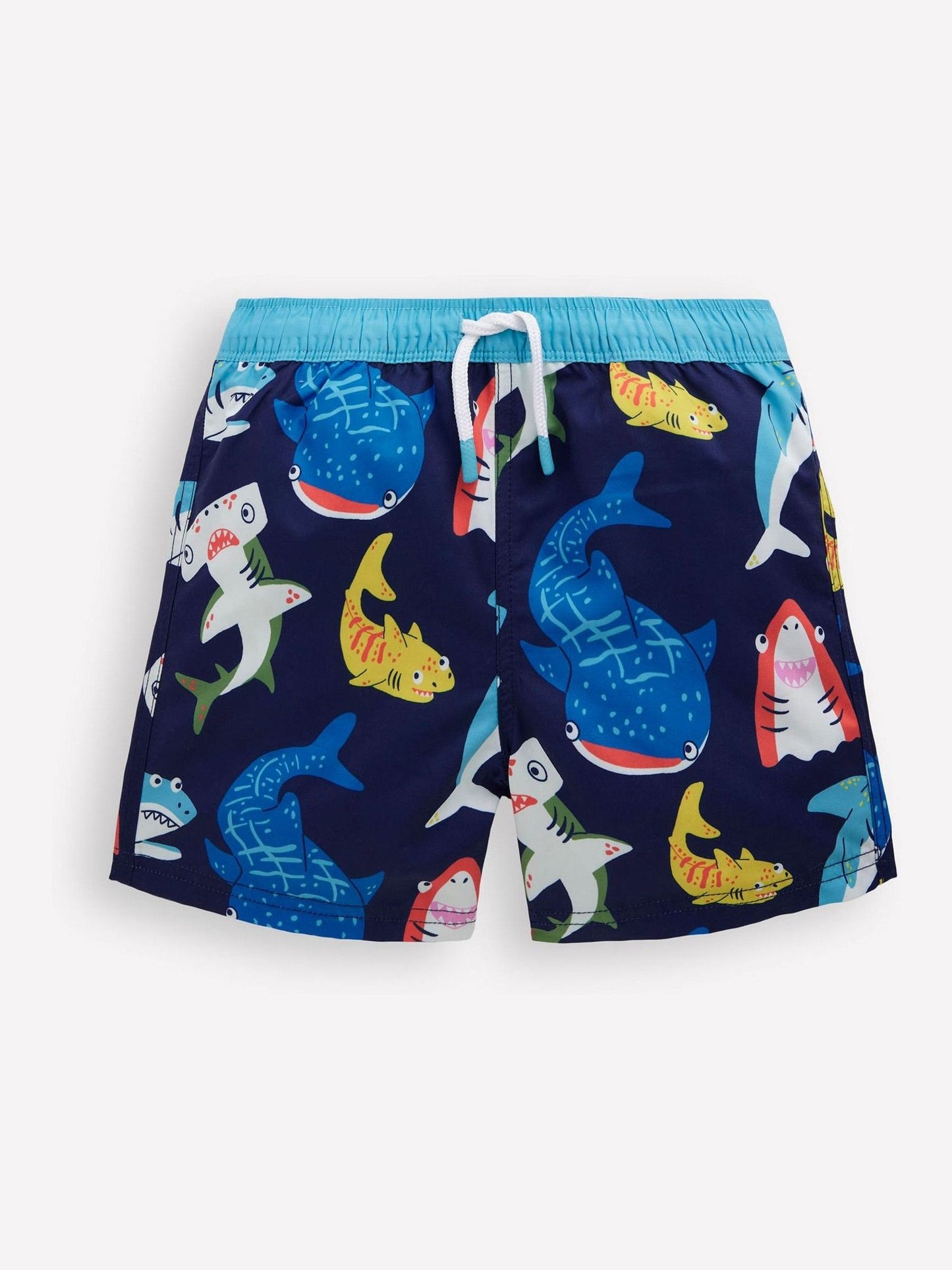 Boden Blue Swim Shorts image 3