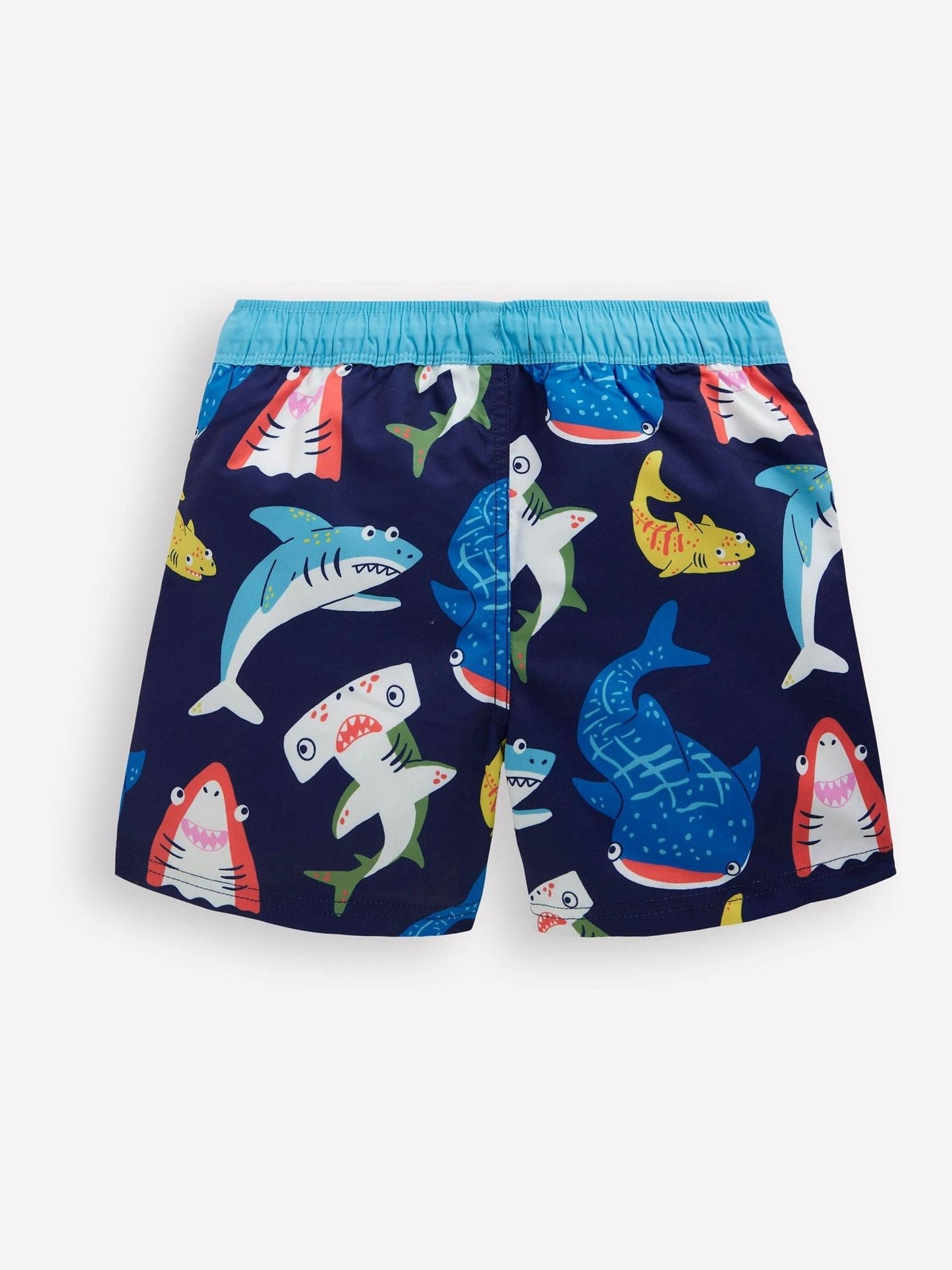 Boden Blue Swim Shorts image 4