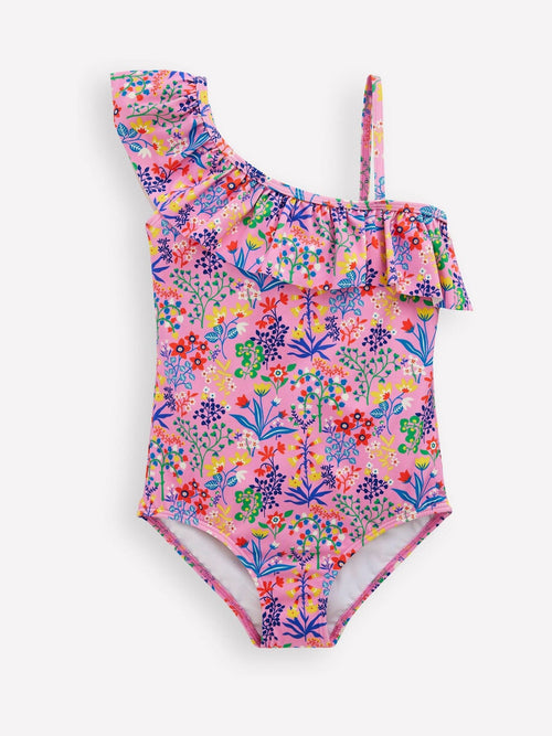 Dsiney Kidz - Boden Pink Lila One Shoulder Swimsuit image 1