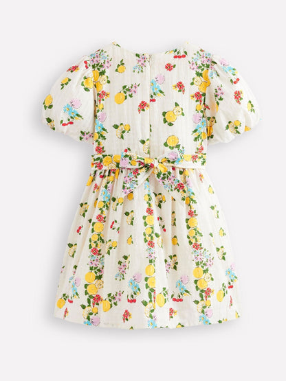 Boden Cream Vintage Style Sash Dress image 3