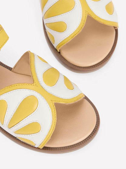 Boden Yellow Fun Leather Sandals image 3