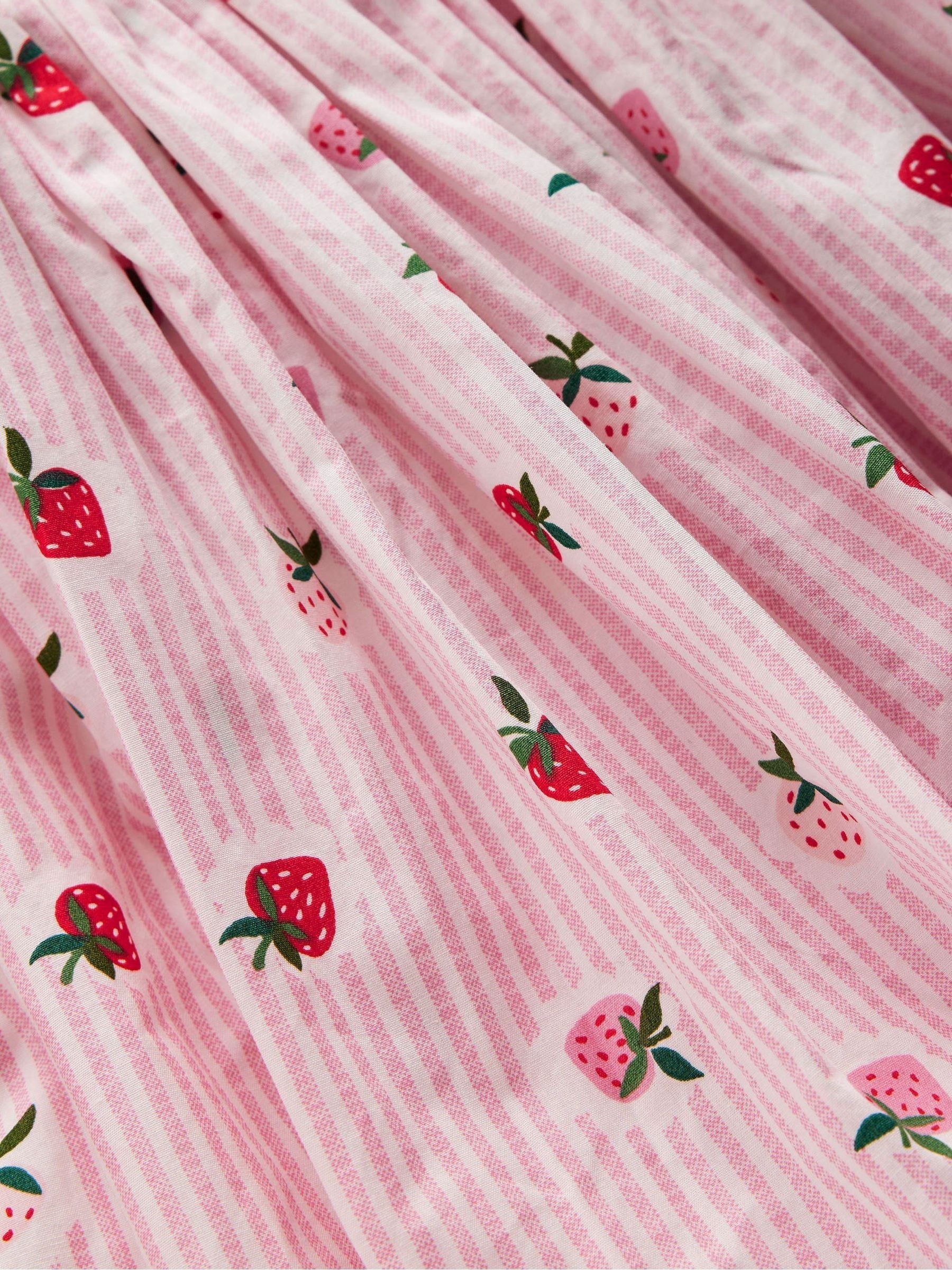 Boden Red Bubble Hem Rib Dress image 4