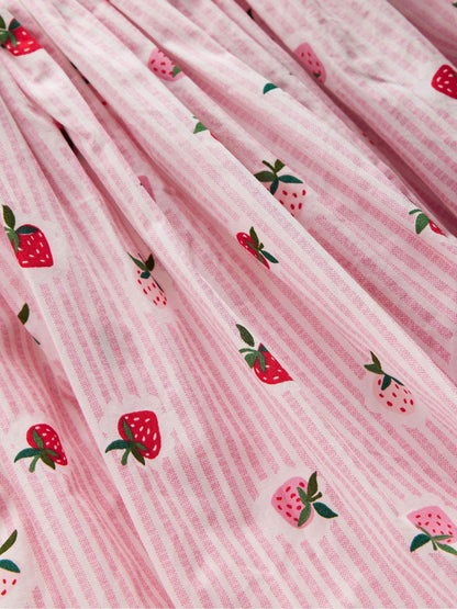 Boden Red Bubble Hem Rib Dress image 4