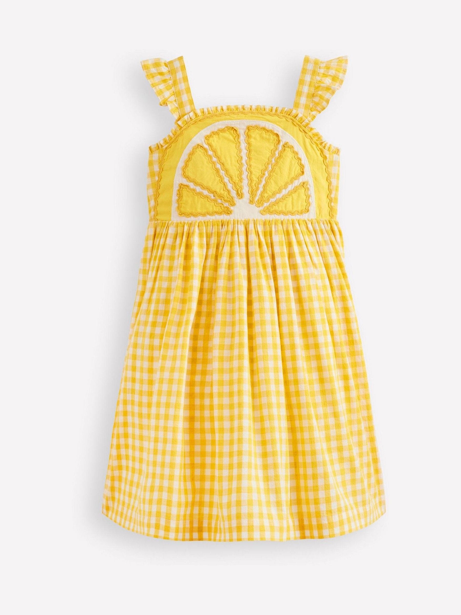 Boden Yellow Novelty Strappy Dress image 2