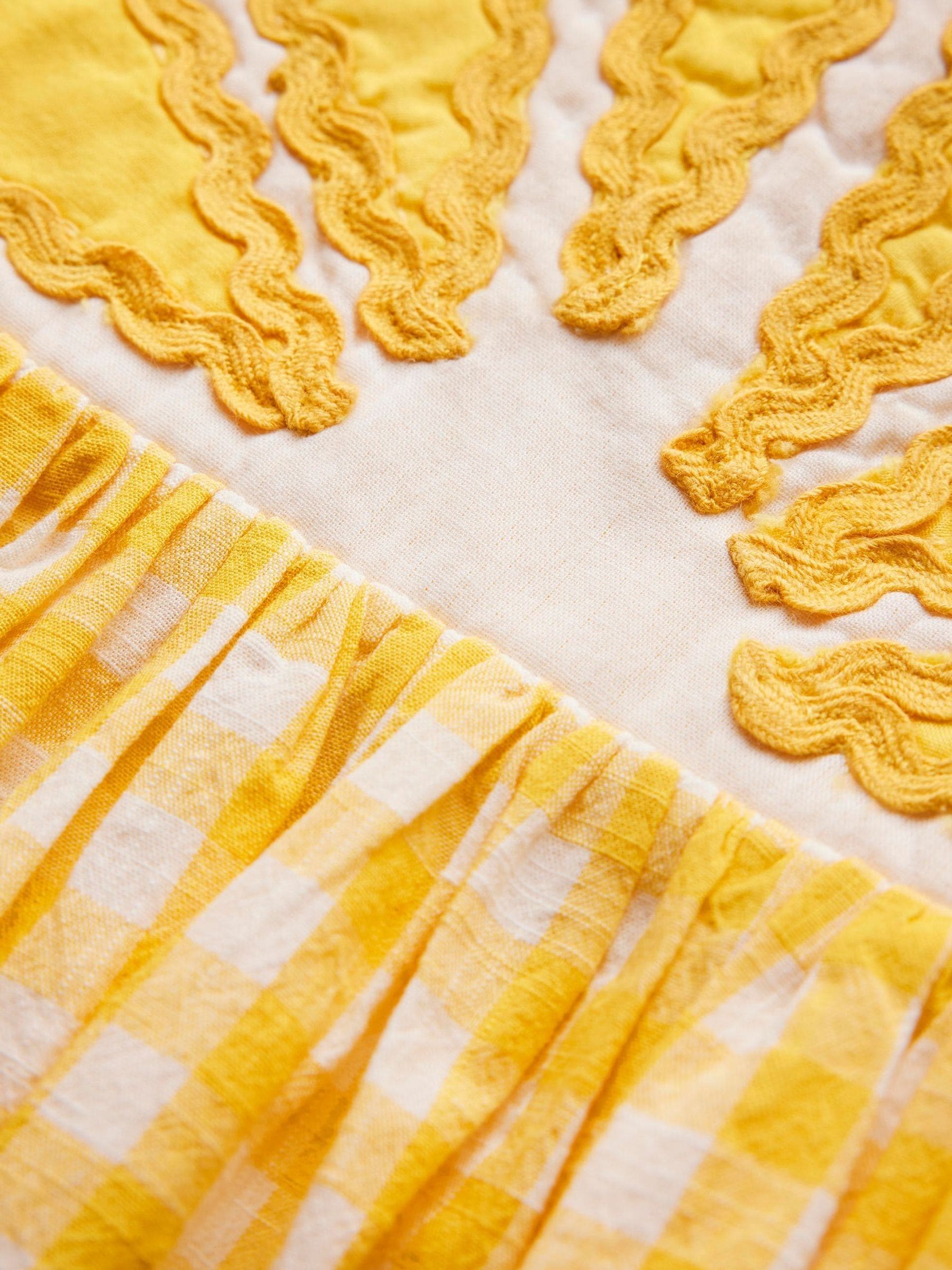 Boden Yellow Novelty Strappy Dress image 4