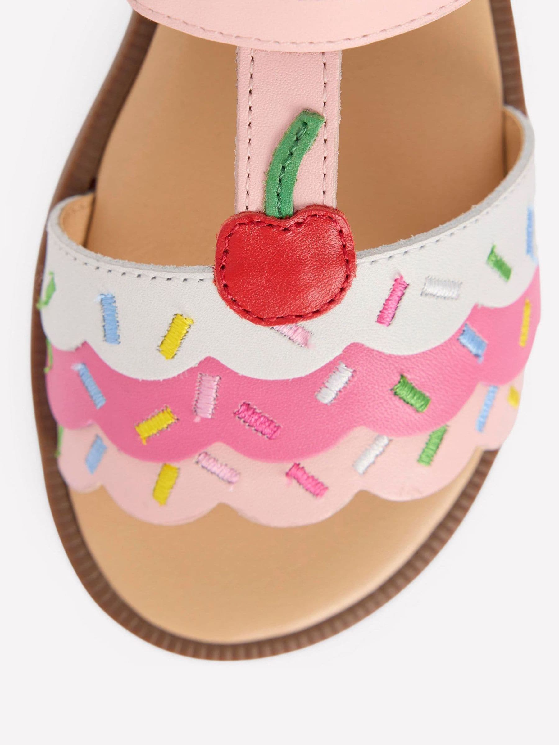 Boden Pink Fun Leather Sandals image 3