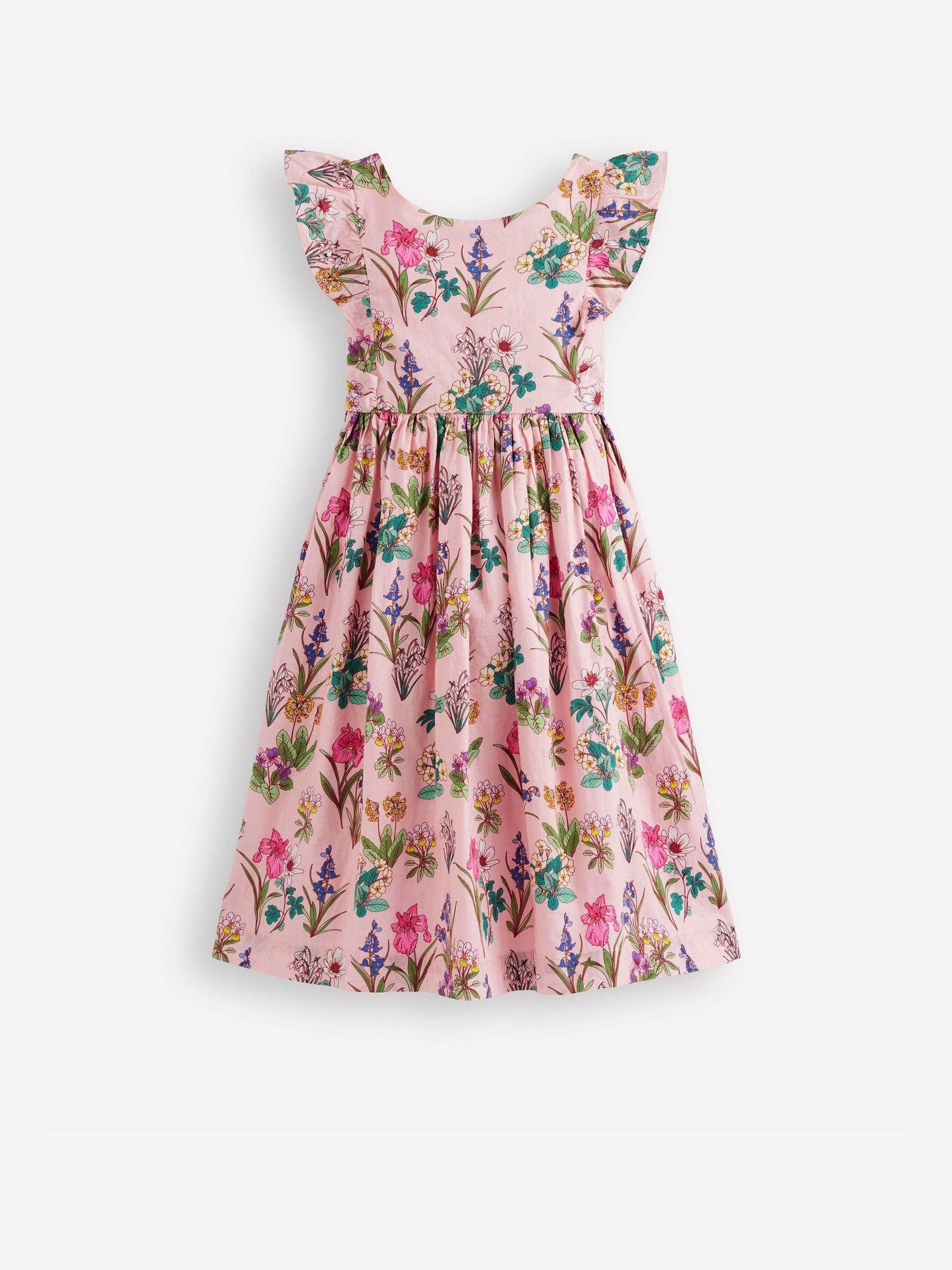 Boden Pink Bow Back Midi Dress image 2