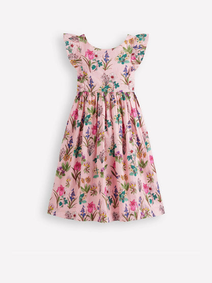 Boden Pink Bow Back Midi Dress image 2