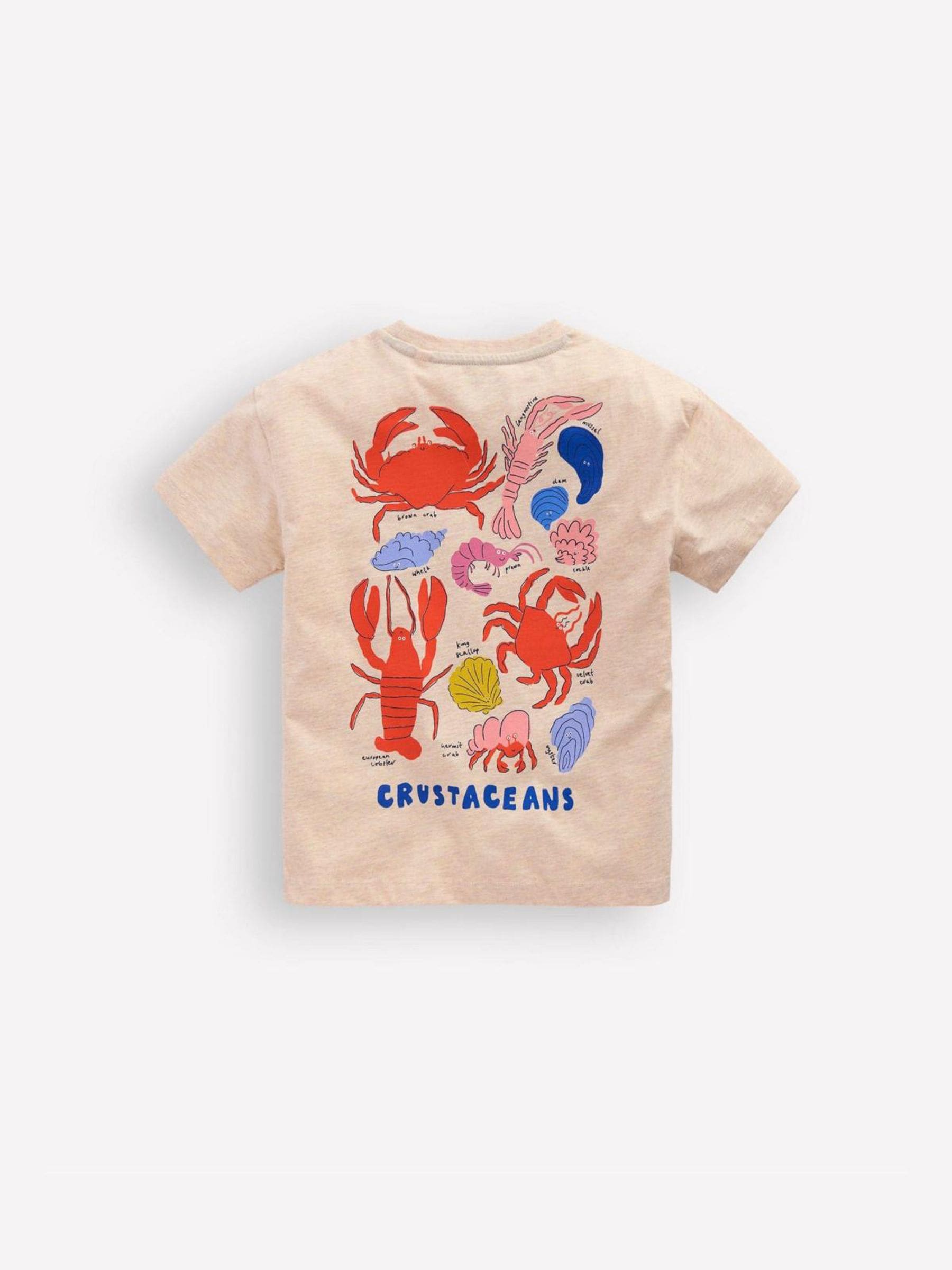 Boden Cream Front & Back Graphic T-Shirt image 2