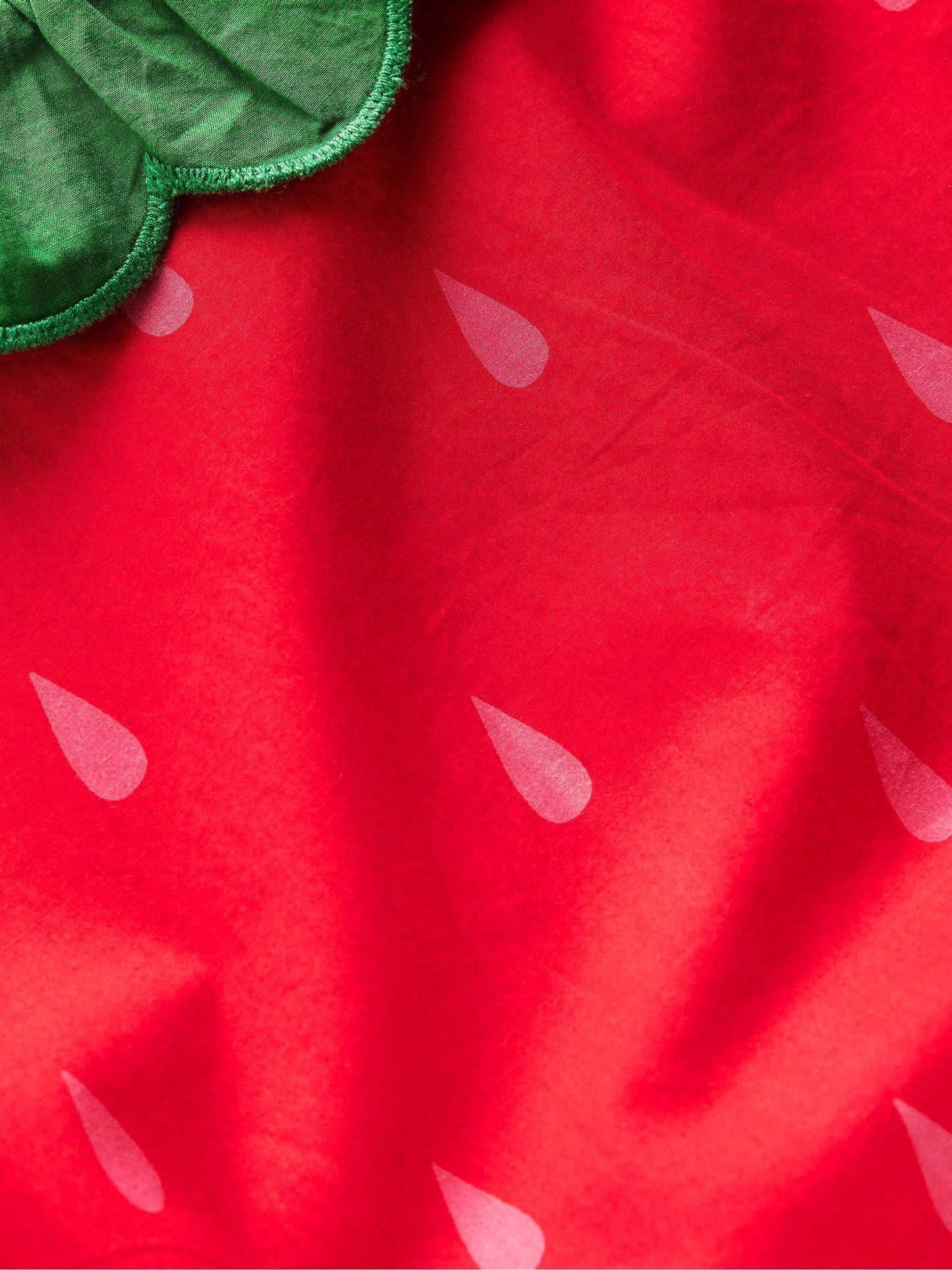 Boden Red Bubble Hem Dress image 4