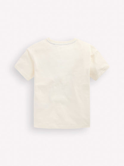 Boden Cream Relaxed Graphic T-Shirt image 2