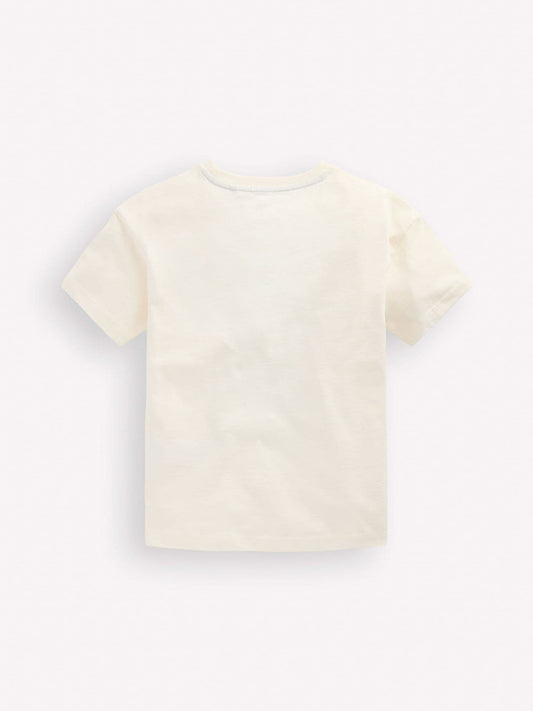 Boden Cream Relaxed Graphic T-Shirt image 2
